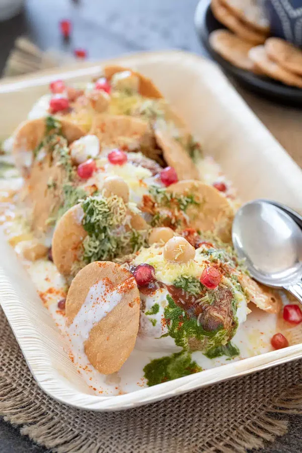 Papri Chaat Pudding