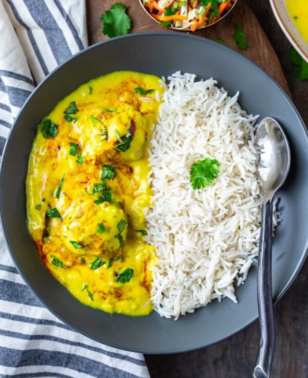 Pakoda with Rice